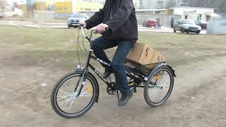 Трехколесный велосипед, грузовой велосипед, велосипед для дачи и села, велосипед для инвалидов,