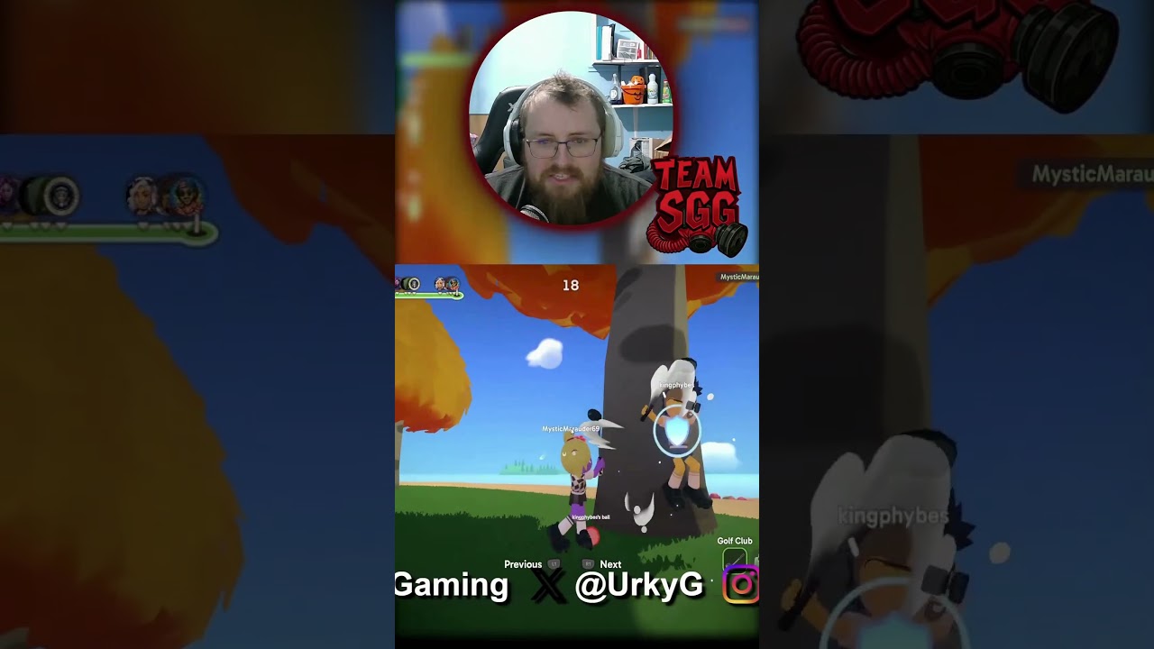 Golf Kart outta no where!  #spotemgang #gaming #indiegames #fypviral