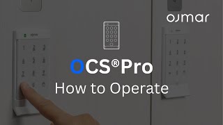 Ojmar OCS PRO how to operate
