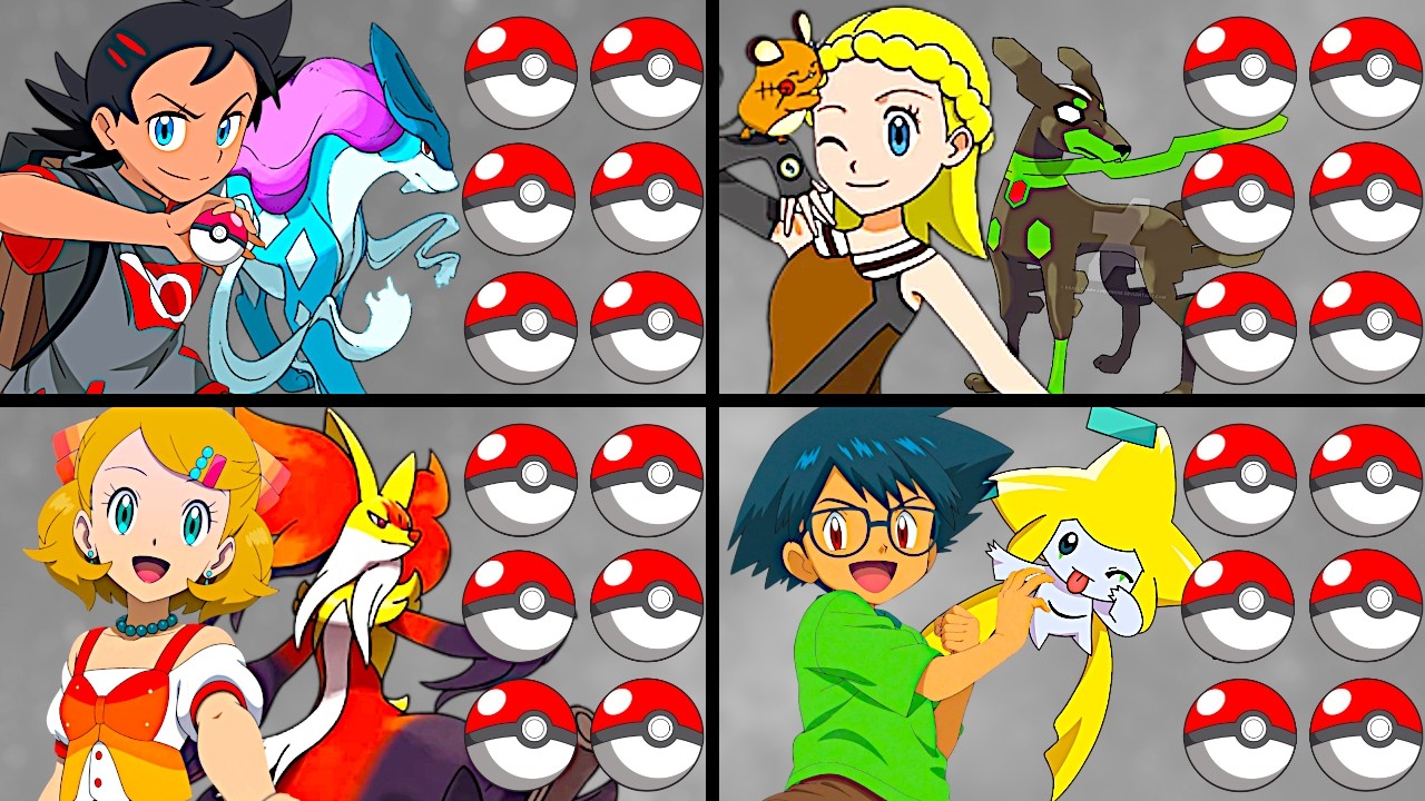 Ash Companions Best Pokémon Team