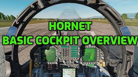 DCS F/A-18C Basic Cockpit Overview