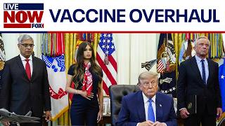 Trump signs order on childhood vaccines, COVID recommendations