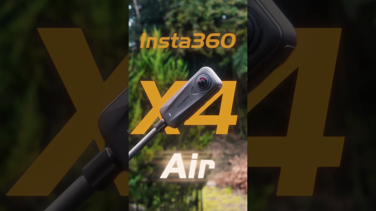 新発売!従来の360度カメラのX4に続き、「X4 Air」が登場!重さ165g。8Kの高画質で撮影が可能!#insta360 #Insta360X4Air #アクションカメラ #motorcycl