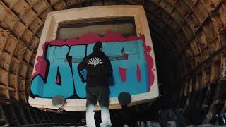 bombing graffiti funicular Burs One (ДОБРО156)