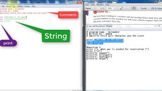 2 Python quiz maker program
