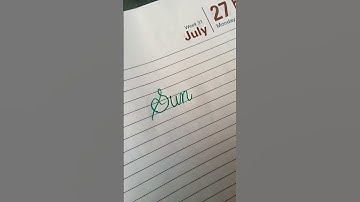 Beautiful Word - Sun - Write in Cursive Handwriting