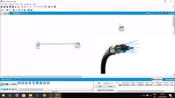 How to use fiber optic cable in networking in cisco packet tracer
