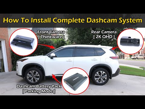 Installation DASH CAM GKU D600 avec Kit 24h sur Nissan Qashqai et X-taril  🔥 - Qashqai Passion FR