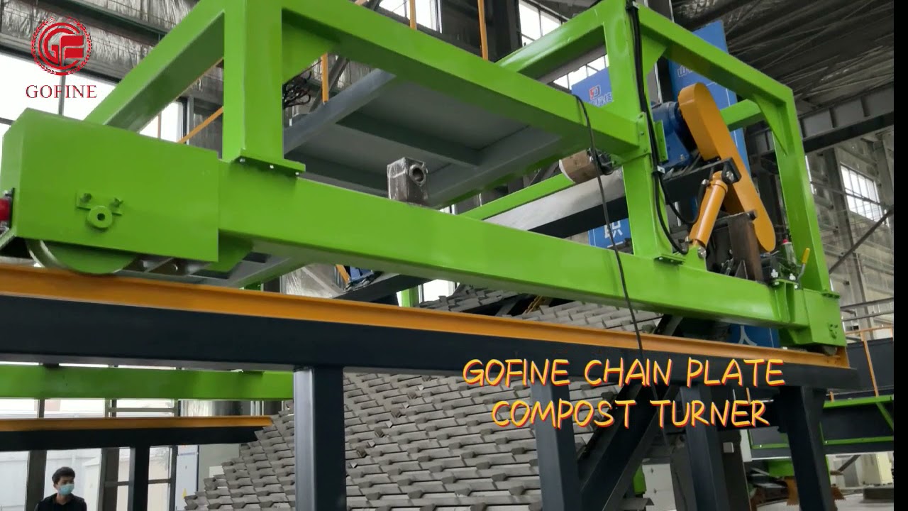 New Chain Plate Compost Making Equipment Composting Machine