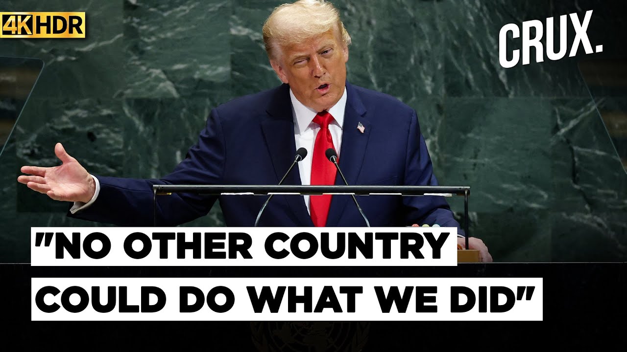 "Iran Should Never..." Trump Calls For Suspension Of Tehran's Nuclear Program In UNGA Speech | 4K