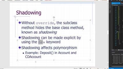 C# for Java Programmers: Inheritance