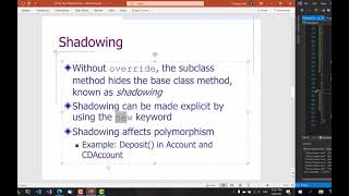 C# for Java Programmers: Inheritance