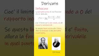 📈 Cos’è una Derivata? Il linguaggio matematico del cambiamento ✨ #shortvideo #shorts #foryou