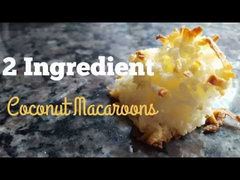Easy 2 Ingredient Coconut Macaroon