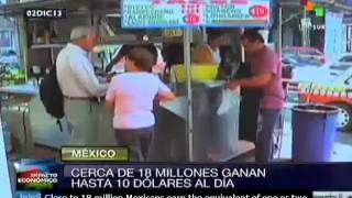 Mexican workers complain that minimum wage is too low