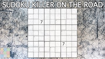 Een puur voorbeeld van de meest populaire Sudoku-beperking