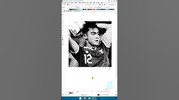 Using the Halftone Effect in your Photo create a Money Effect #art #drawing #tutorial #coreldraw
