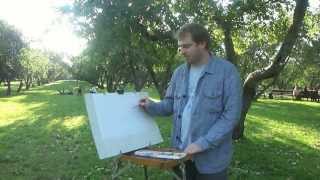 Рисуем на пленэре: яблоневый сад в Коломенском с ЦХР Amideo Рисуем на пленэре: яблоневый сад в Коломенском с ЦХР Amideo