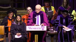 Western Spring Convocation - Peter McPherson - June 11, 2019