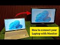 How to connect your laptop with a monitor | HDMI to VGA Connector | Zebronics | HAV01 Plug &amp; Play