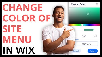 How to Change Color of Site Menu in Wix [QUICK GUIDE]
