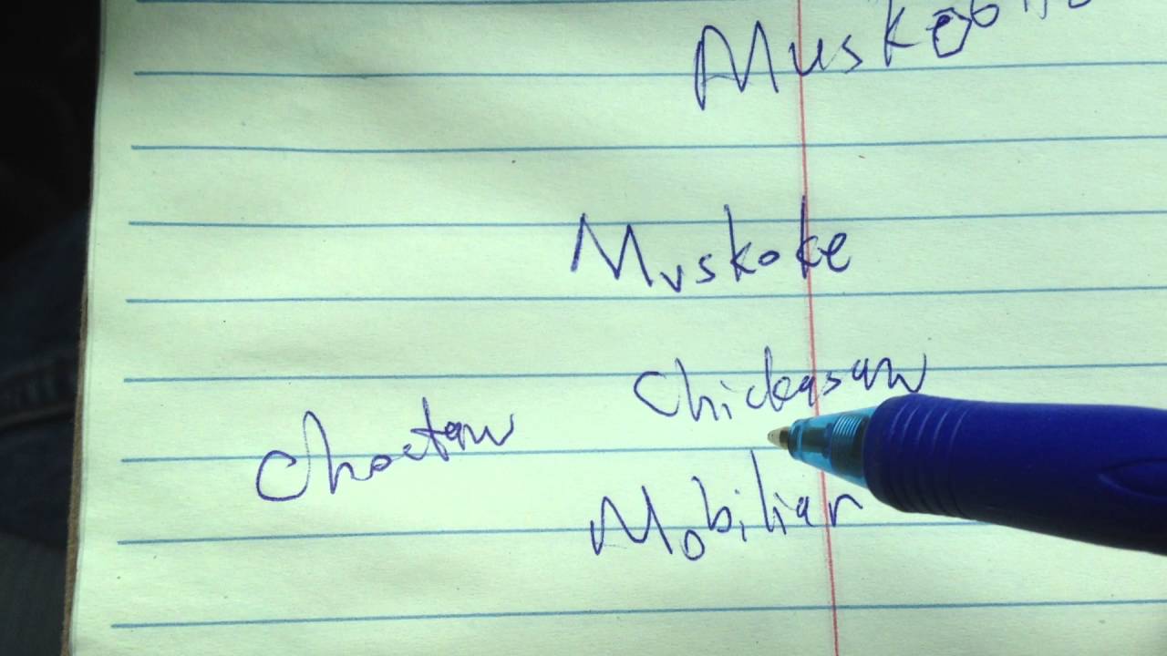 ChoctawMvskoke Language Family? YouTube