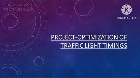 Optimization of traffic lights