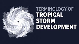Outlining the terminology of Tropical Storm Development