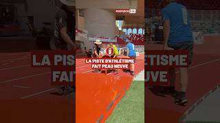 🏃 La piste d’athlétisme du Stade Louis-II fait peau neuve