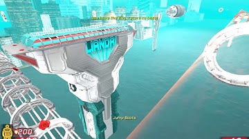 Unreal Tournament 3 [UT 3] map CTF-Misty_Elegy_of_the_Future_City (Moloch Pack 2)