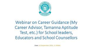 Webinar on Career Guidance for School leaders, Educators and School Counsellors Mastering School Schedules With District 87