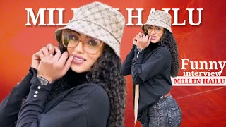 Brhan Records - Funny Interview Show  With Eritrean Artist Millen Hailu