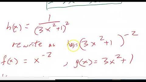 Calculus 1 Chain rule 3.6