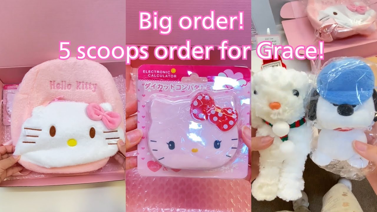 5 scoops order for Grace!