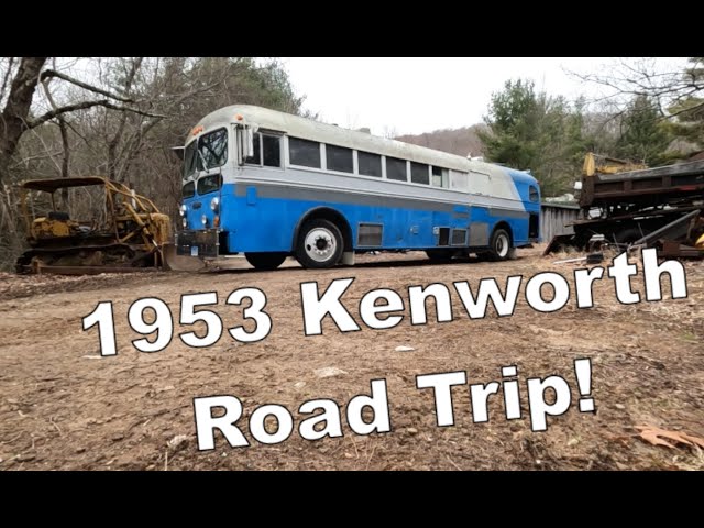 1953 Kenworth Bus Roadtrip!  Will a 70 Year Old Bus Go Across The Country? class=