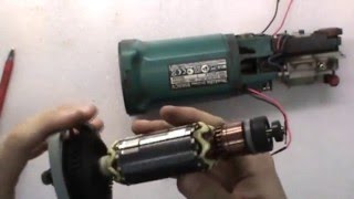 Makita уже не та. Ремонт болгарки Makita 9565CV .(Ремонтируем своими руками. Немного свободного времени и болгарка ожила. Группа ВКонтакте http://vk.com/shelkovi_put..., 2016-02-12T04:44:27.000Z)