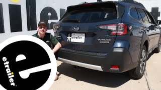 etrailer | Curt Class III Trailer Hitch Installation  2023 Subaru Outback Wagon