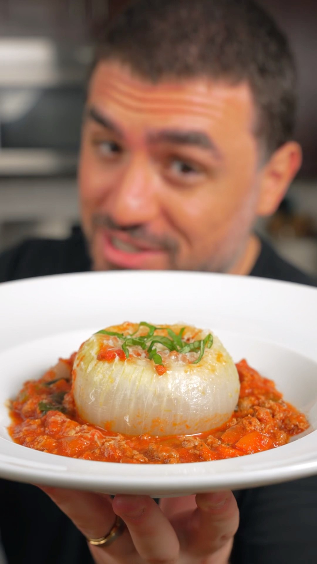 Stuffed Onions! #stuffedonions #bolognesesauce #easyrecipes - YouTube