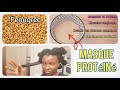 🇨🇮81• MASQUE PROTÉINÉ YAOURT & FENUGREC = VOLUME #challengevalètépuissanci  CHEVEUX CREPUS -Valèh Té