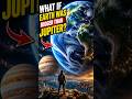 What would happen If Earth Was Bigger Than Jupiter? 🌍🪐😱#Earth #Jupiter #Space #Universe #Science