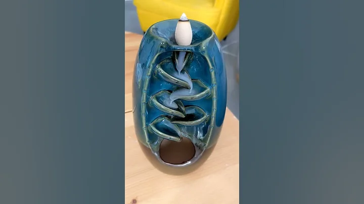 Backflow Incense Burners make smoke waterfalls