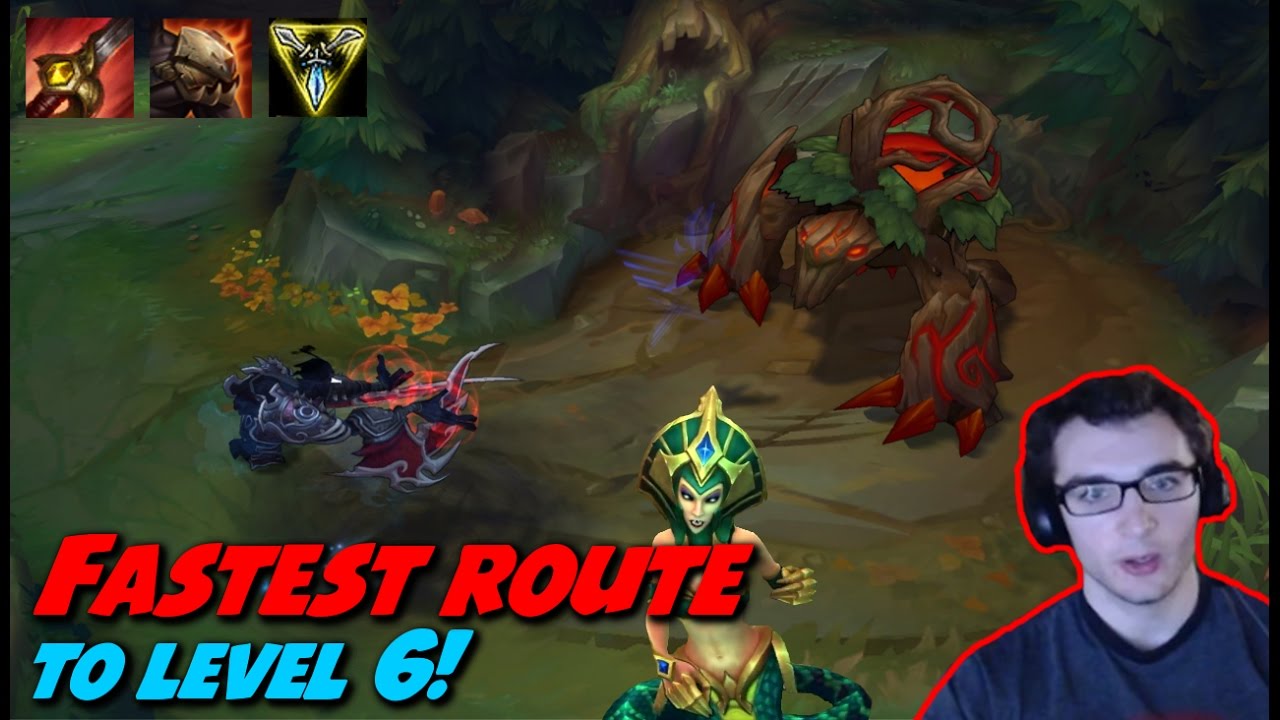Level 6 Routes Fastest route to level 6 in the jungle - YouTube