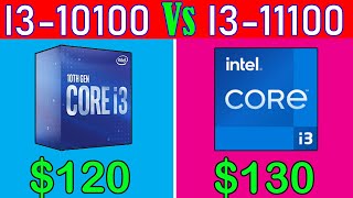 I3-10100 Vs I3-11100 || 12 Game benchmark in 4K - YouTube