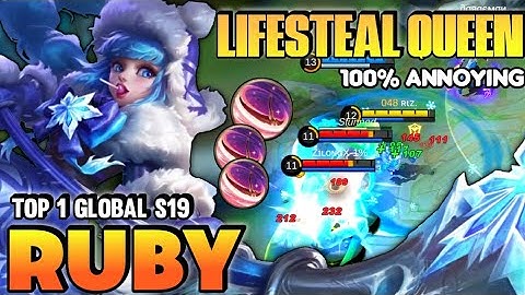 Ruby Best Build 2021 | Top 1 Global Ruby Gameplay | Mobile Legends✓