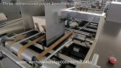 paper box gluing machine
