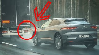 Сharging Jaguar i-Pace from the truck