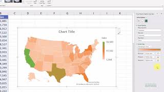 Excel Chart Series Part 10: Map Charts