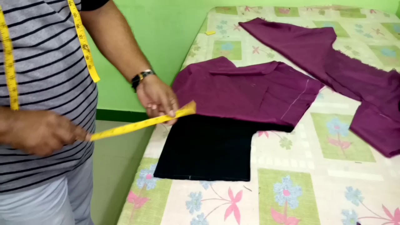 cutting and stitching of simple umbrella top with cap sleeve's.!! YouTube