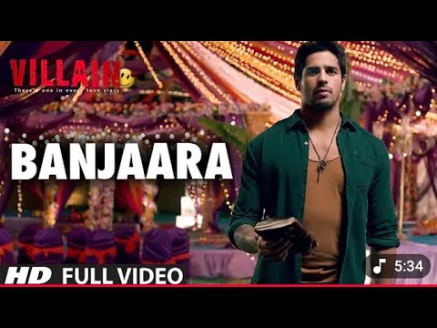 Banjaara Full Video Song | Ek Villain | Shraddha Kapoor, Siddharth Malhotra (1080p)HD