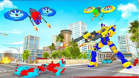 Amazing Police Drone Robot Car Part-2 | Rescue City Police Drone Android GamePlay | By Game Crazy